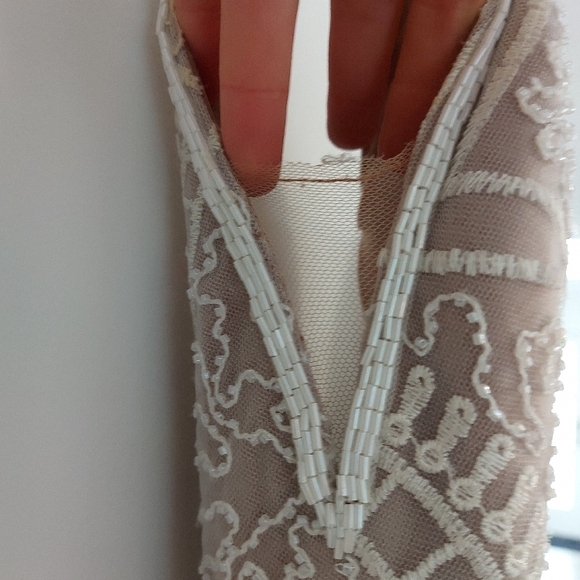 WToo By Watters beaded lace wedding dress - Picture 3 of 7